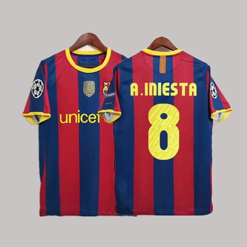 Royal M Barcelona retro jersey football jersey classic nostalgic replica Thai jersey