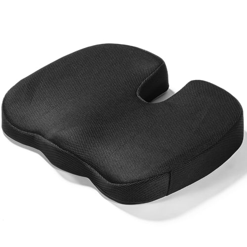 Doctor-Recommended Chair Cushion, Seat Cushion, Relieves Back Pain, Corrects Posture, Breathable Memory Foam Cushion, Washable Cover, Non-Slip, Suitab