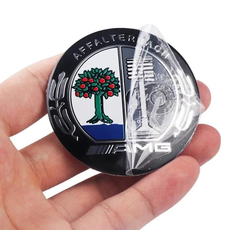 GLC GLB 4pcs 56mm Car Wheel Center Caps Stickers For Mercedes Benz AMG E S C A B Class GLE GLS CLS GLA GLK GLB W205 W206 W221 W