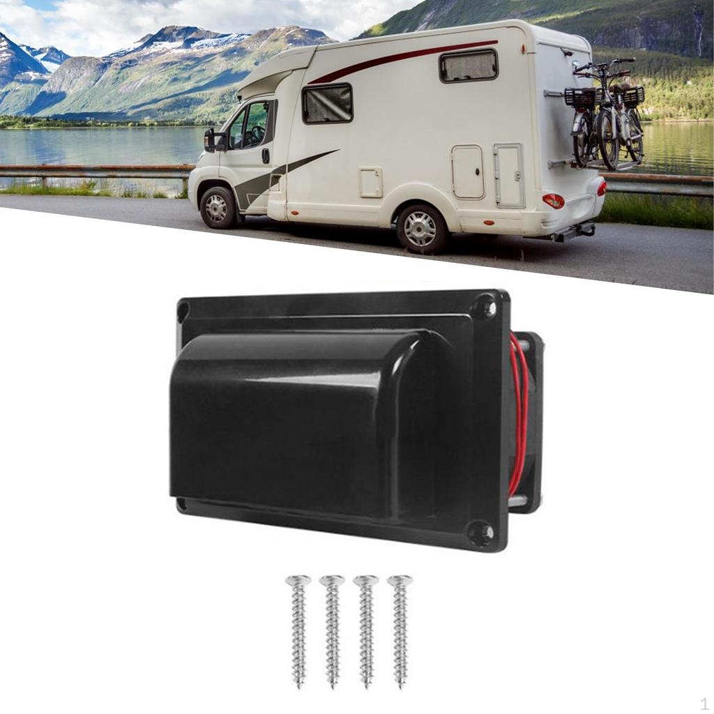 12V RV Sideventil Vifte Luftventilasjon Effektiv avtrekk med monteringsskruer for