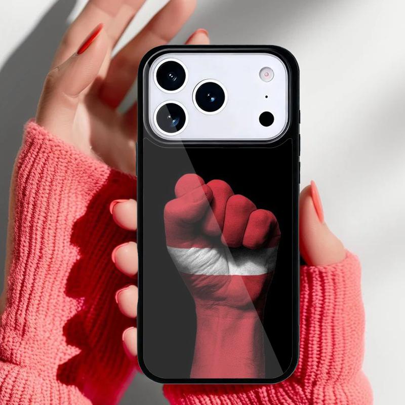 Latvian Flag Coat Of Arms Phone Case for iPhone 17 16 15 14 13 Pro Max Back Cover for 12 11 Pro Coque