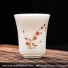 Shangqi Weißporzellan Magnolie Gold Teetasse