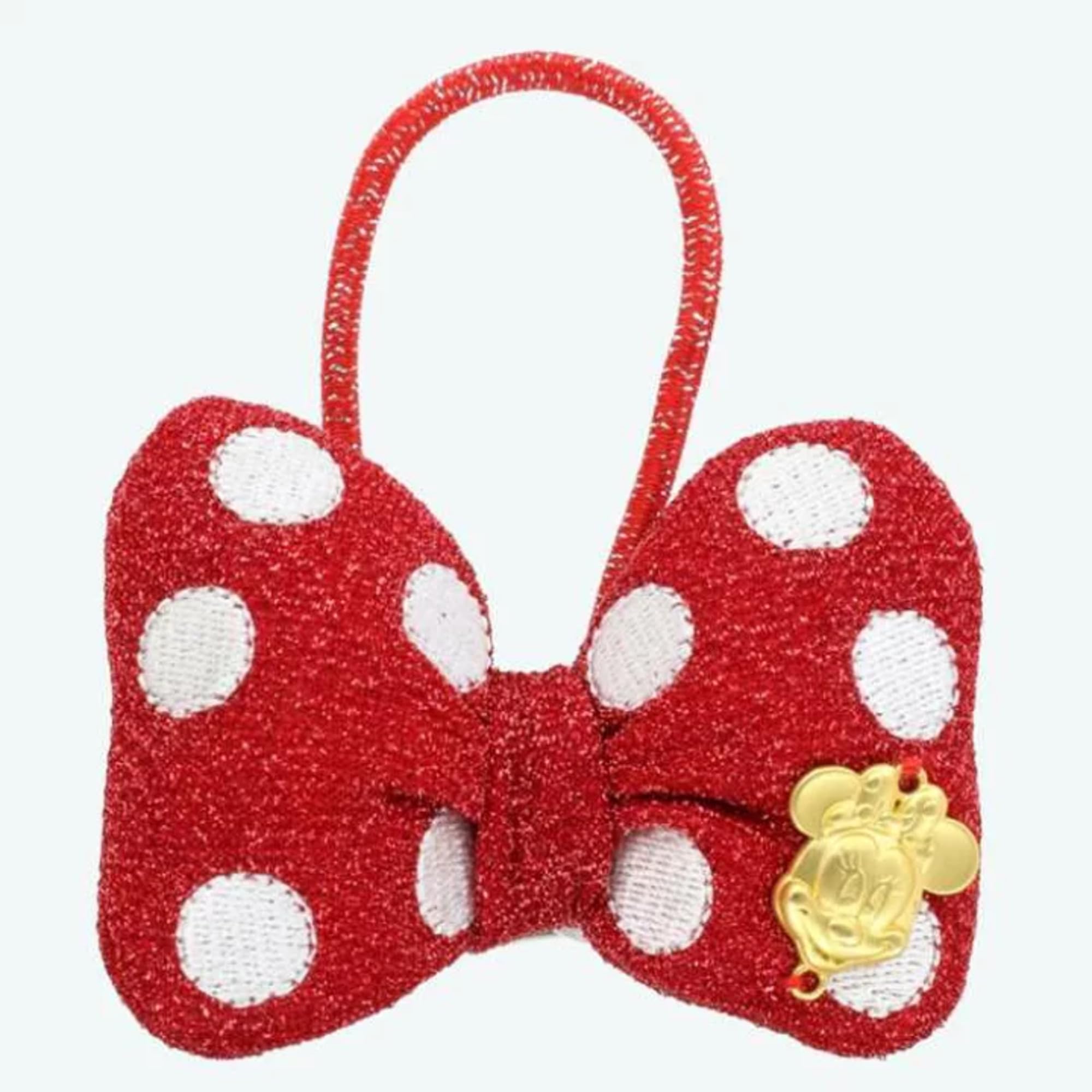 

Minnie Mouse Resort Minnie Ribbon Hair Tie Large Polka Dot Souvenir [Disney Exclusive]