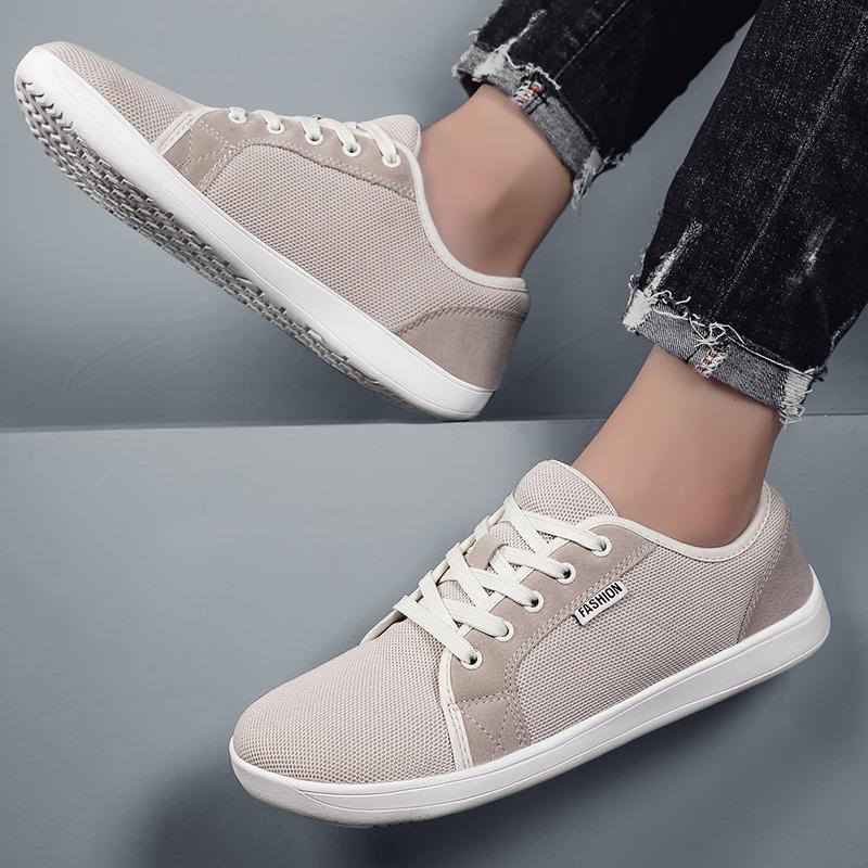 Men's Barefoot Walking Shoes Breathable, Simple and Comfortable Wide Parker Barefoot Box Double Wide Toe Sports Shoes for Women
