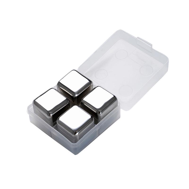 Stainless Steel Food Grade Quick-Freeze Ice Cubes for Whiskey and Wine