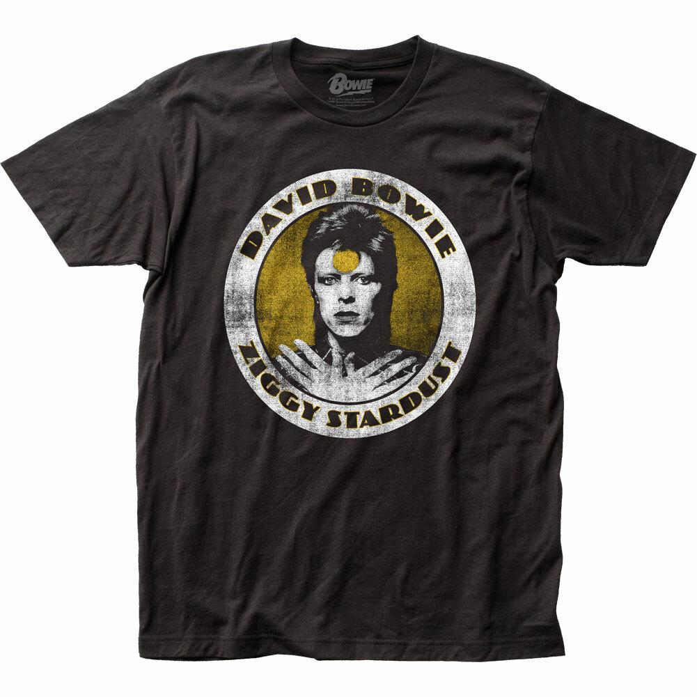 

David Bowie Ziggy Stardust T Shirt Mens Licensed Rock N Roll Band Tee New Black S