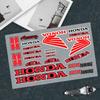 AAAHQ1-s Decal Set High Quality Printed and Cut Stickers Motorcycle Sticker