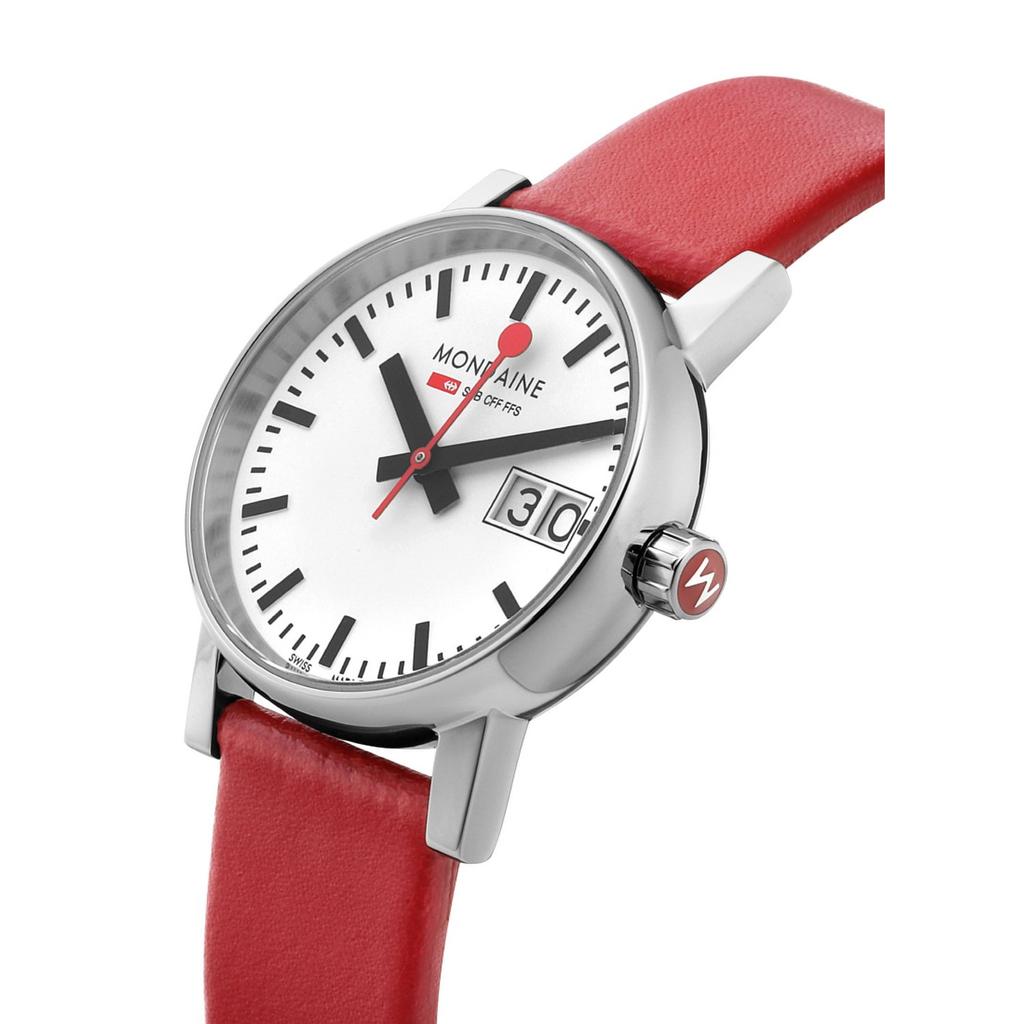 [Mondaine] MSE.30210.LC Railway Evo2 Date Women's Leather Watch