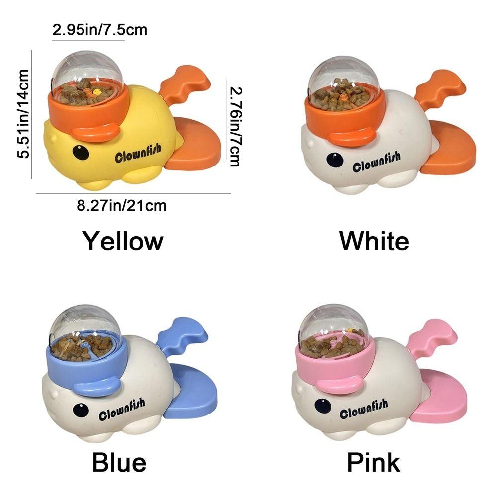 Cartoon Fish Design Pet Feeding Machine Interactive Dog Slow Feeder  Reduce Bloating