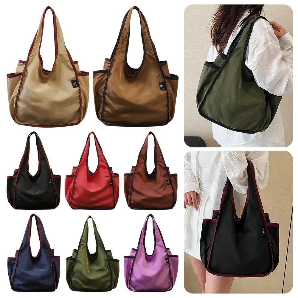 Lightweight Eco-Friendly Fashion Supermarket Shopping Bag Foldable Shopping Bag Reusable Waterproof Travel Grocery Bag