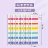 Morandi Color Index Label Stickers for Books Notebook Page Mark Label Solid Color Sticky Note Pad Stationery Journal Supplies