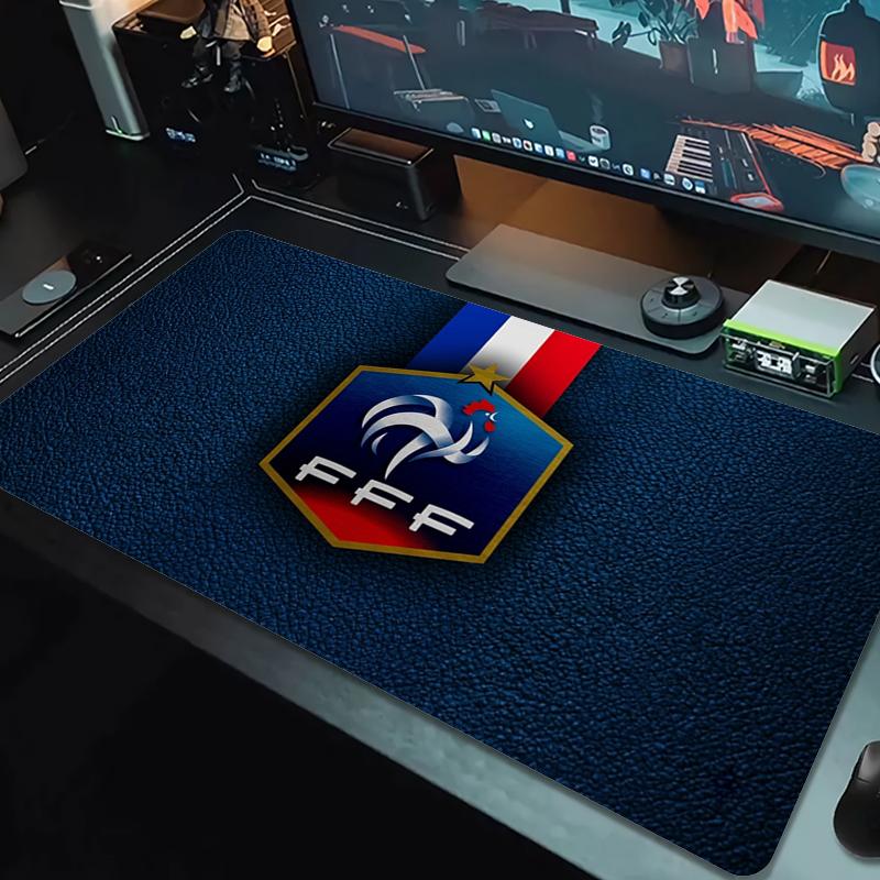 France FFF Mouse Pad Large Gaming Table Cushion Non-slip Laptop Tablet Big Mousepad XXL Mat Mini PC Playmat With Lock edge_XIA