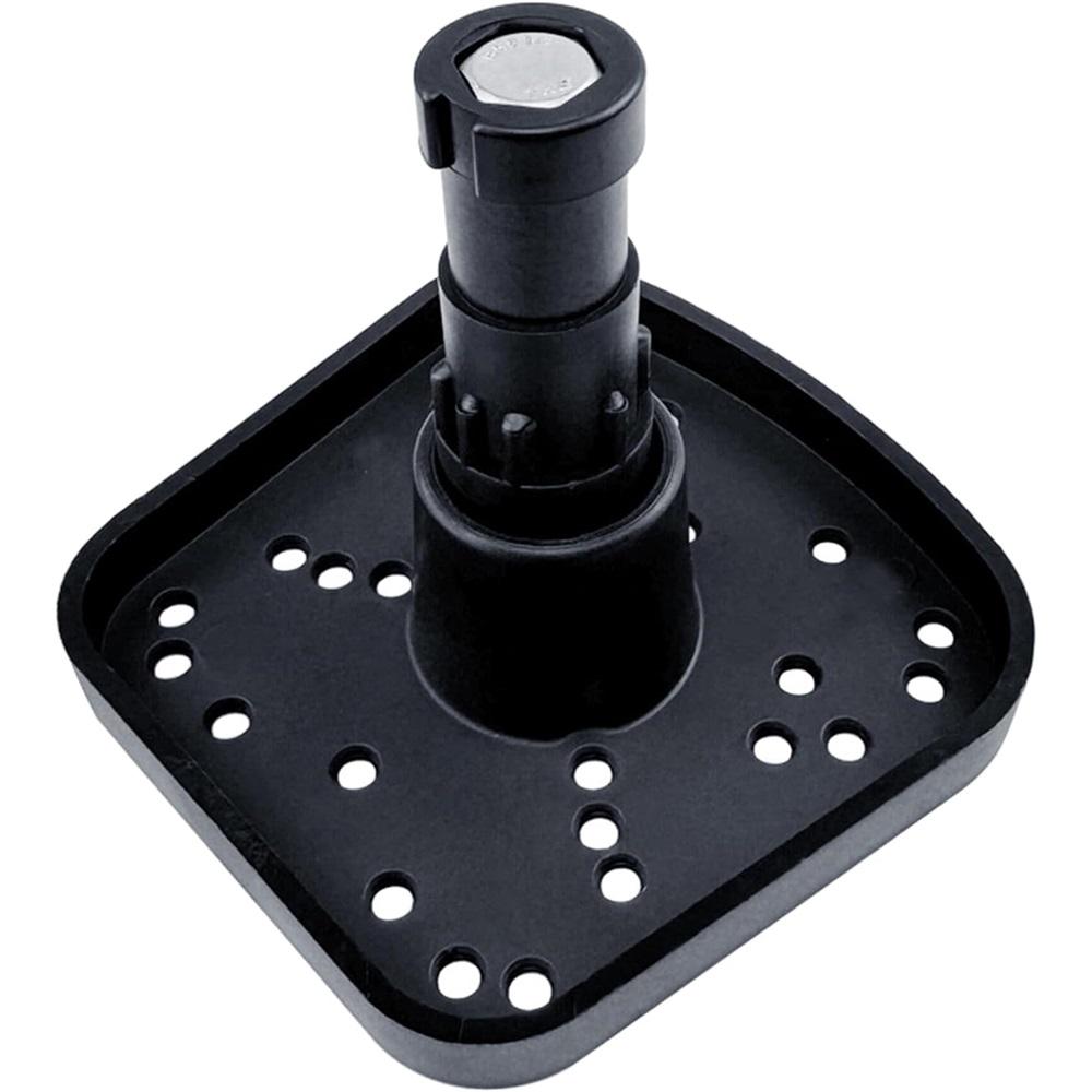 Suport de bază rotativ la 360 de grade pentru montare, marin, pentru caiac, montură de bază pentru sonar de pescuit, placă de montare pentru sonar de pescuit, suport rotativ pentru sonar de pescuit