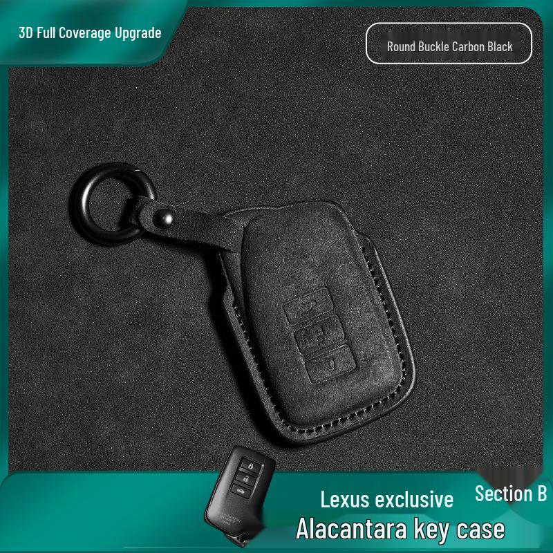 Compatible Lexus Key Case for ES200, RX300, ES300h, NX200, UX, LS - Suede Cover