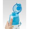 Skater Children's Stainless Steel Water Bottle Direct Drinking 470ml Doraemon Line Design Sanrio Child-Friendly Lightweight Type Cold Storage Water Bo