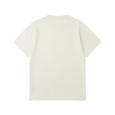 Logo Crew Neck Short Sleeve T-Shirt Men Tops Beige I034396-05-XX