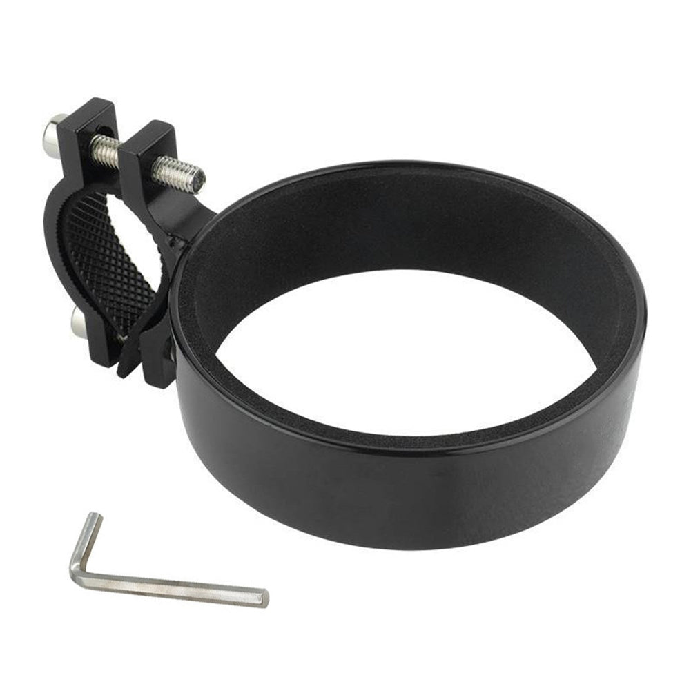 

Bicycle Water Cup Holder Universal Aluminum Alloy Handlebar Coffee Holder Adjustable Handlebar Water Bottle Holder чёрный