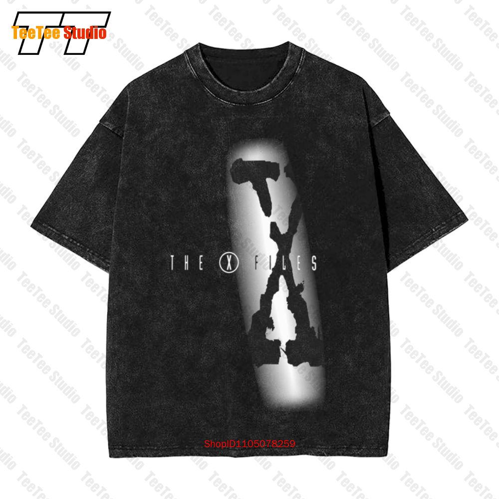 The XFiles Movie Logo Vintage Oversized TShirt TQKR S