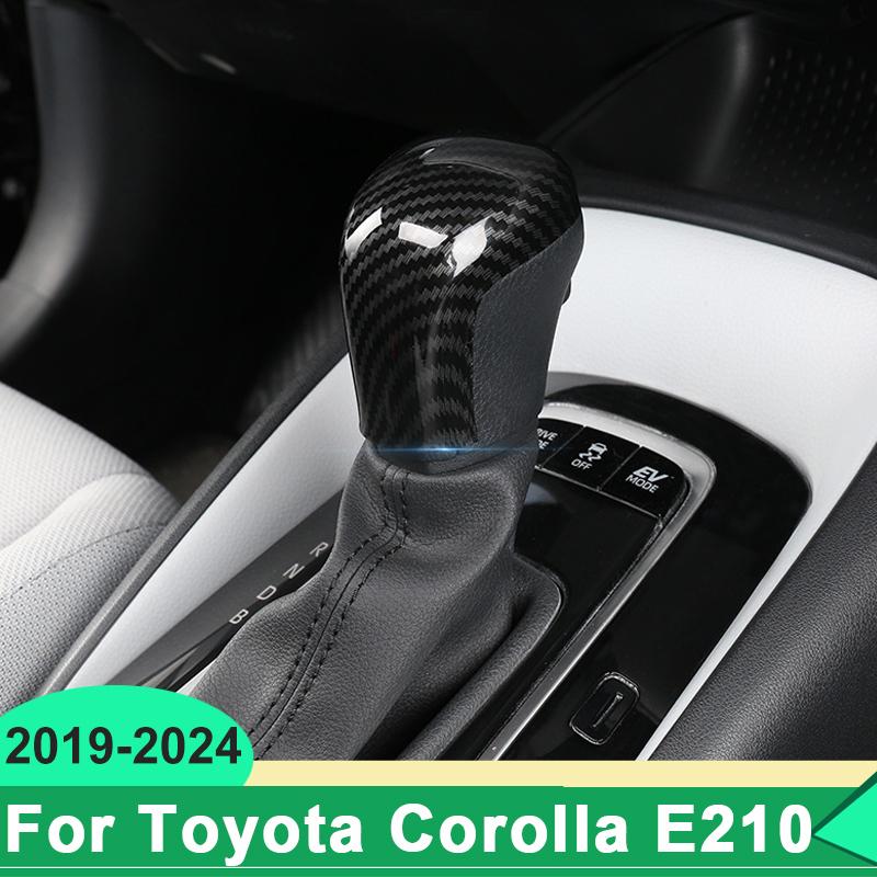 For Toyota Corolla E210 -   2024 Hybrid ABS Car Gear Head Lever Shift Knob Handle Cover Trim Sticker Accessories