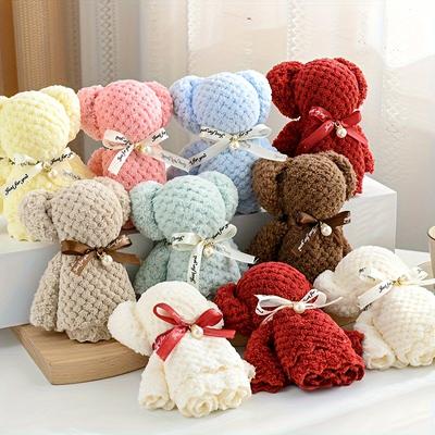 20 Piece Cute Bear Towel Gift Set - Perfect for Wedding, Birthday, Mother's Day, and Christmas Party Gifts