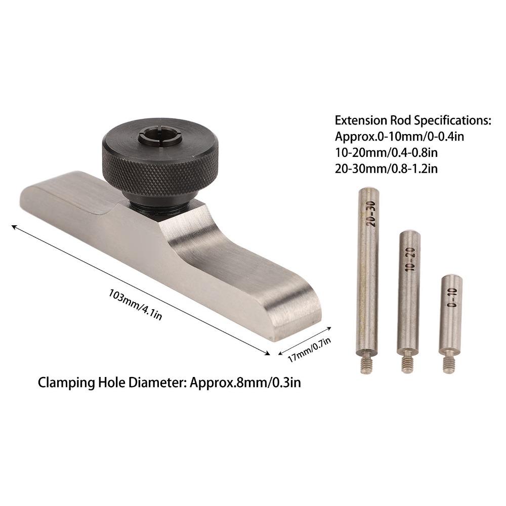 Threaded Knob Depth Dial Indicator Base Depth Indicator Stand Industrial Measurement