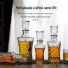 Crystal Whiskey & Wine Glass Bottles - Sealed & Empty for Homebrew