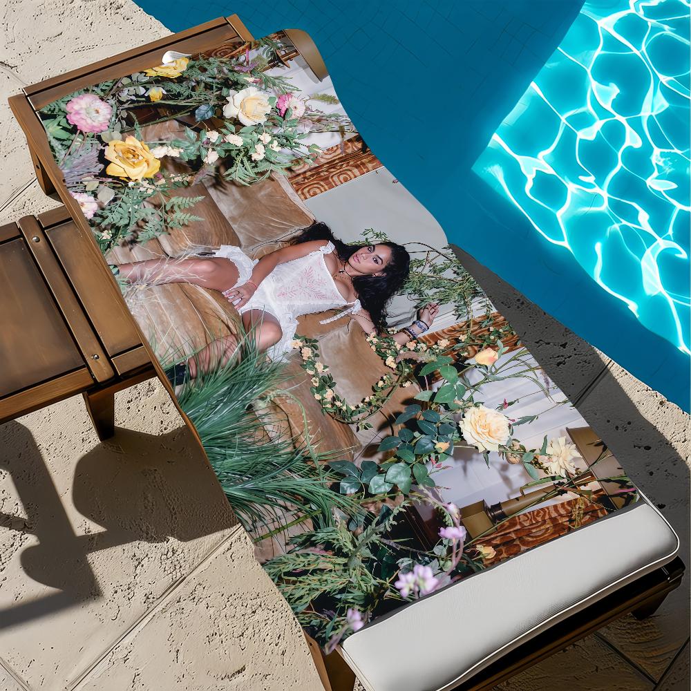 A LITTLE VENGEANCE Jessie Reyez Towel Beach Bath Quick-Drying Lightweight Portable Sauna Camping Swim Pool Travel
