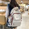 High School Students Backpack 2025 Fashion Casual Oxford Waterproof Schoolbags Simple Korean Version College Students Book Bag Outdoor Knapsack