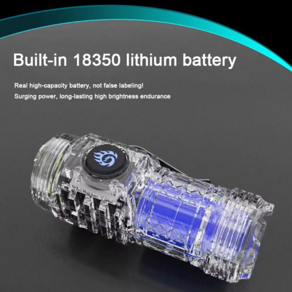 Adjustable Brightness LED Flashlight Super Bright Torch Powerful Camping Lantern Fishing