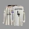 Vintage Futbol Forması Uzun Kollu Klasik Milli Takım Gömleği Beckham Zidane C Ronaldo Retro Futbol Üstü