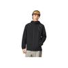 Li Ning Windproof Waterproof Fleece Lined Warm Hooded Casual Sports Jacket Unisex Jacket AFDT33-1