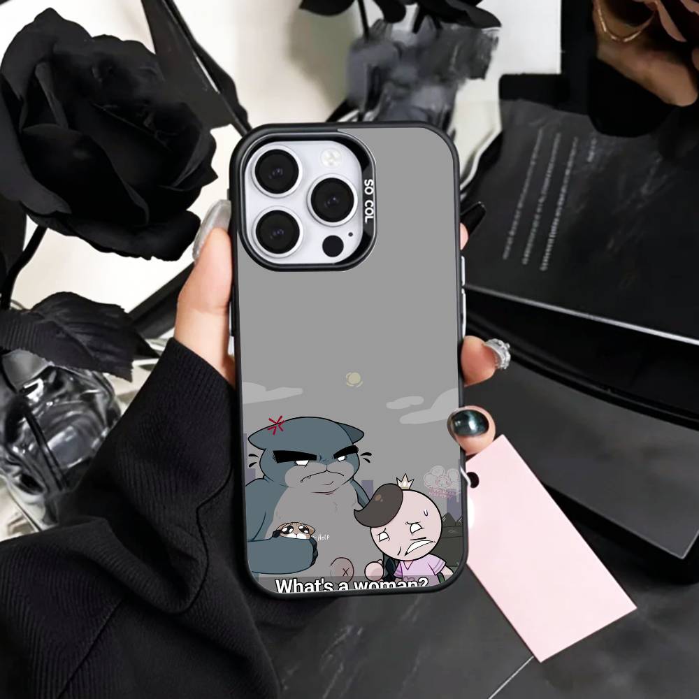 2026Game M-Mewgenics Coque de téléphone Pour iPhone17,16,15,14,13,12,11 Plus,Pro Max Argenté Coloré Intérieur Plaqué