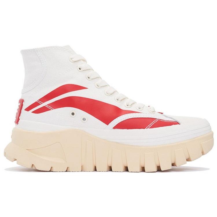 (WMNS) Li-Ning Wave Boot 'White Red' Women's AZGS090-1