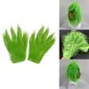 Weihnachts-Grinch-Handschuhe in Erwachsenengröße Festliche Feiertags-Party Cosplay-Requisiten