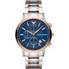 Renato Blue Bicolor Rose Metal Men's Quartz Chronograph AR80025