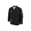 Giacca Imbottita in Cotone da Uomo con Logo Ricamato, Scollo a V, Fodera Calda, Resistente all'Acqua, Capispalla Nero FB1909-060