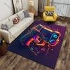 Futuristic neon cyberpunk pistol carpet Yoga living room room decor children's crawling mat doormat area rug games mat