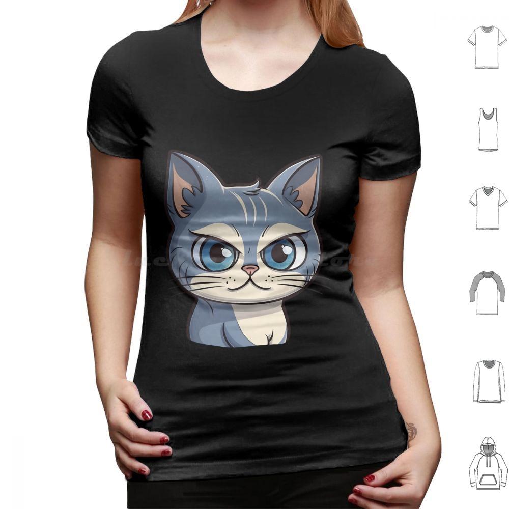 Cutie Kitty T Shirt Men Women Kids 6xl Cat Cute Cat Illustration Cartoony Cat Design Meowing Cat Art Playful Cat Drawing