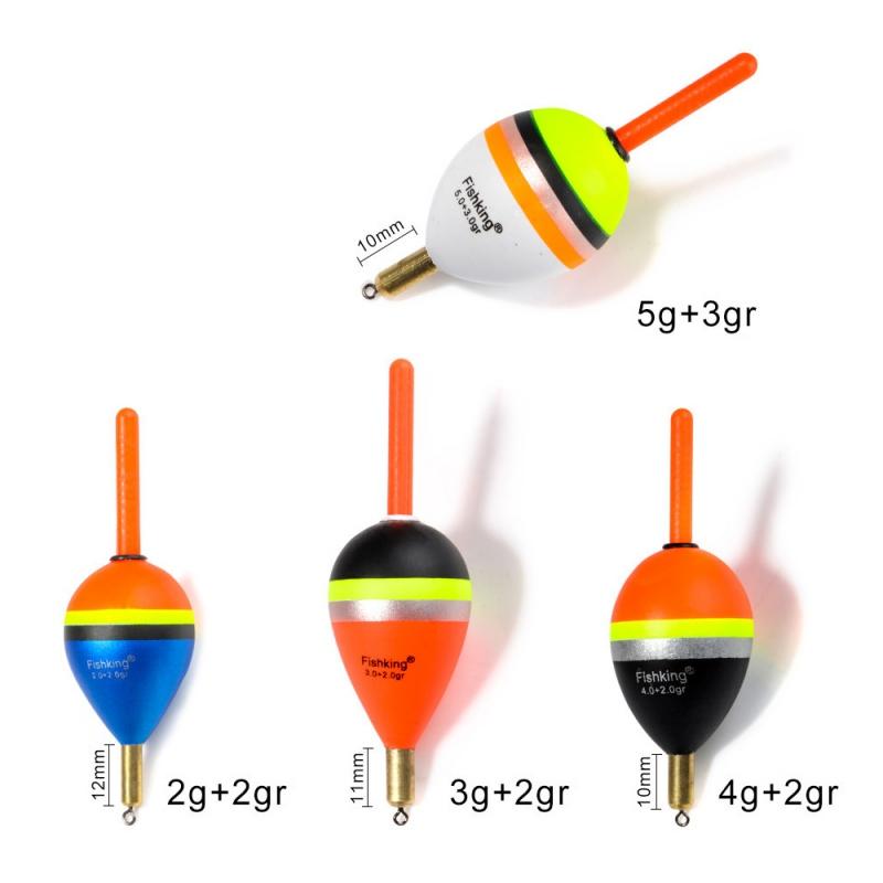 Fishing Float Night Long Vertical Bobber Sea Freshwater Eye Catching Buoy Weight 6.0g Vertical Buoy for Fishing Tackle