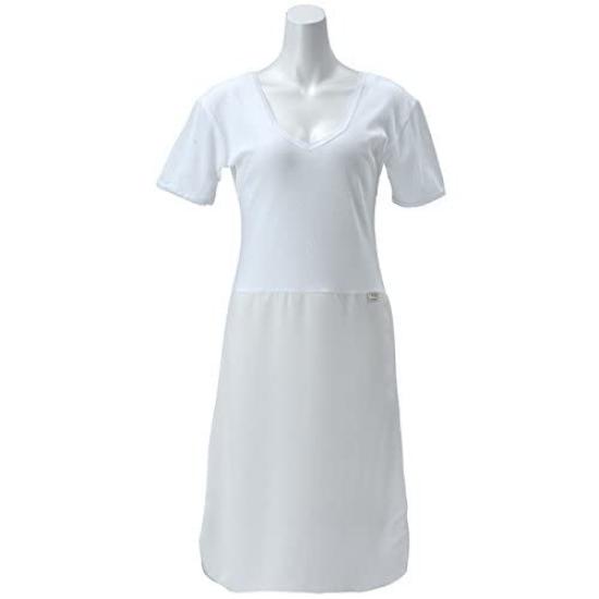 Hiromi Ichida Slip Cool Kimono Underwear Undergarment Hemless White M Size [Sanbi]