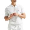 2026 New Summer Ribbed Knit Polo Shirt for Men Breathable and Cool Brand Quality Mens Textured Polo Shirts