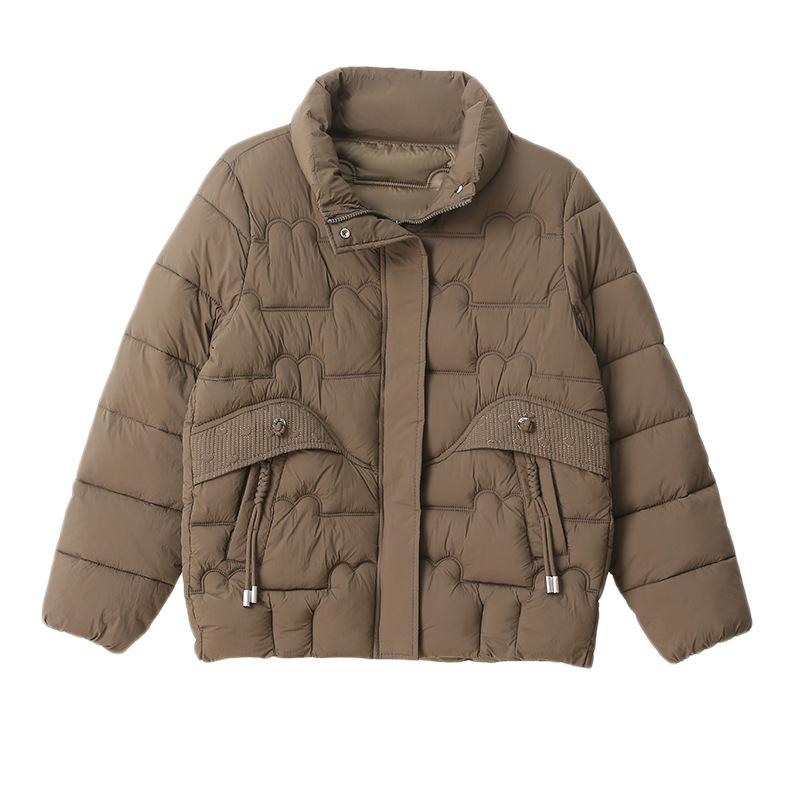 Short women's autumn and winter light and fashionable cotton-padded clothes slim and thin warm cotton-padded clothes