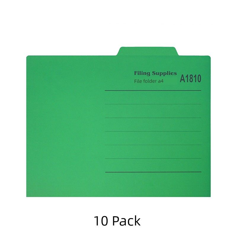 Thickened A4 Color Paper File Category Folder 98213 Index Folder Stationery Folder Storage Single Piece