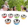 6Pcs set Color Stainless Steel Bowl Heat Insulation Salad Noodles Bowl for Home Kitchen(15cm L )