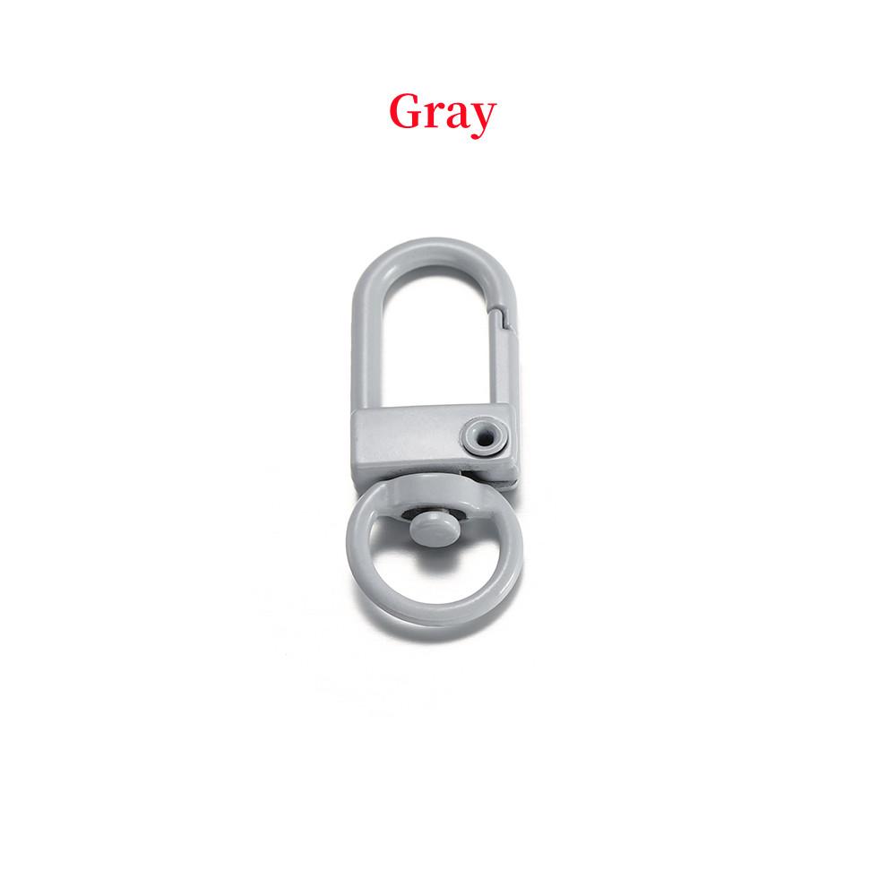 10pcs/lot 12*33mm Dog Buckle Zinc Alloy Bag Hook Buckle Key Ring Connectors For DIY Jewelry Making Supplies