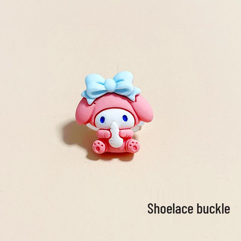 Melody Cartoon Shoelace Buckle - Cute Decorative Doll Accessories for Kids