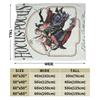 Hocus Pocus Sublimation  Blankets Flannel  Winter  Multi-function Lightweight Thin Throw Blanket for Sofa Outdoor Rug Piece