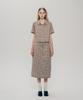 Yale Check Midi Skirt_Brown