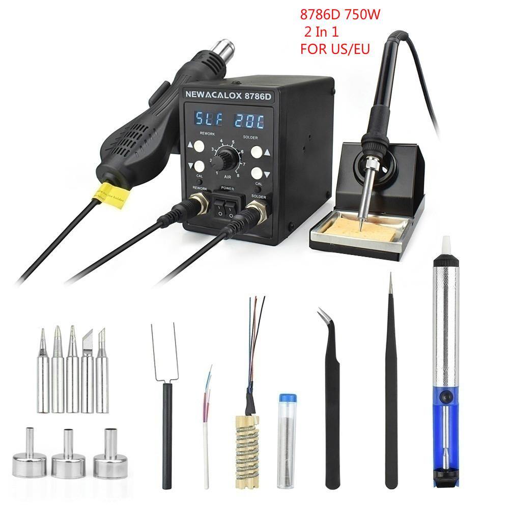 NEWACALOX Professional Soldering Iron Stand Holder Solder Reel /& Cleaning Sponge