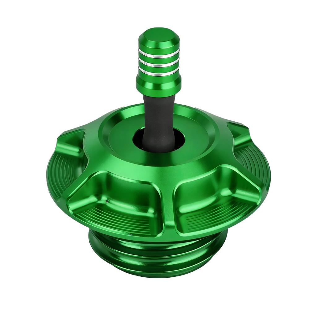 Motorcycle Vented Gas Cap Oil Fuel Tank Cover Aluminum Universal For Harley All Female Threaded Gas Tanks Except Touring 23.5-25